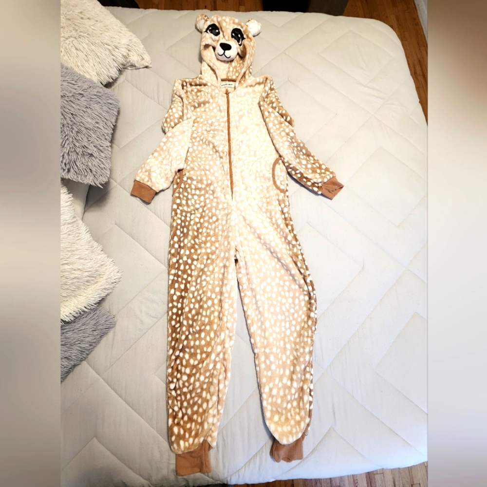 Halloween Adult Giraffe Jumpsuit Size Small Adult
